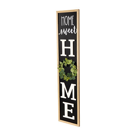 Northlight Home Sweet Home Framed Porch Sign, One Size, Black