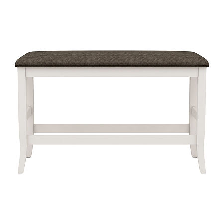 Lunardi Upholstered Bench, One Size, White