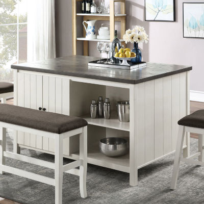 Lunardi Rectangular Wood-Top Dining Table