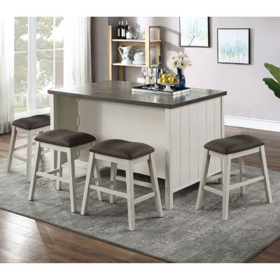 Lunardi -pc. Counter Height Rectangular Dining Set