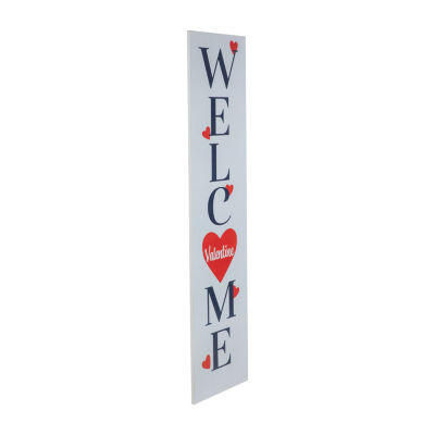 Northlight Welcome Valentines Day Porch Sign