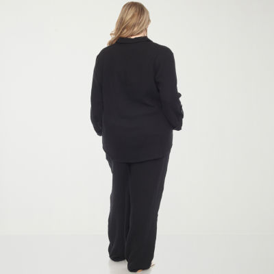 White Mark 2-pc. Pant Set-Plus