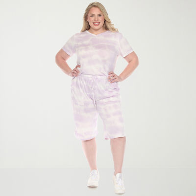 White Mark 2-pc. Short Set-Plus