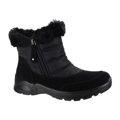 Easy Street Womens Frosty Waterproof Flat Heel Winter Boots