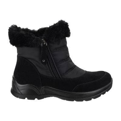 Easy Street Womens Frosty Waterproof Flat Heel Winter Boots