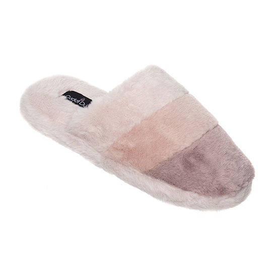 Cuddl Duds Colorblock Womens Slip-On Slippers