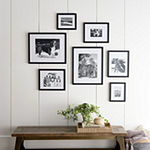 Enchante 8x10 Mat To 4x6 Black Gallery 1-Opening Wall Frame