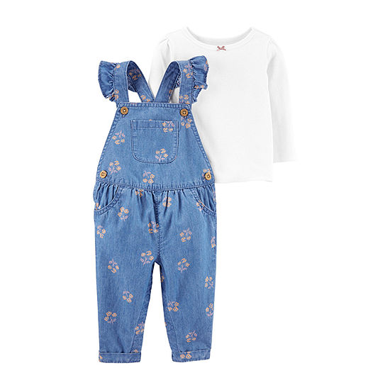 Carter's Baby Girls 2-pc. Overall Set