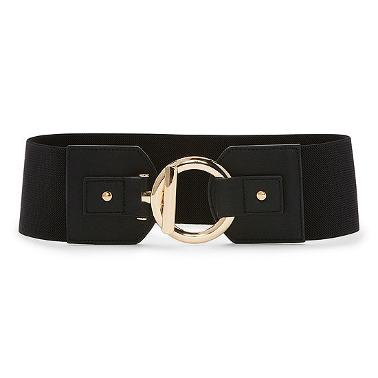 Worthington Wide Stretch Womens Belt, Color: Black - JCPenney