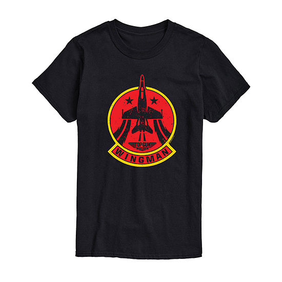 Top Gun Mens Crew Neck Short Sleeve Classic Fit Graphic T-Shirt