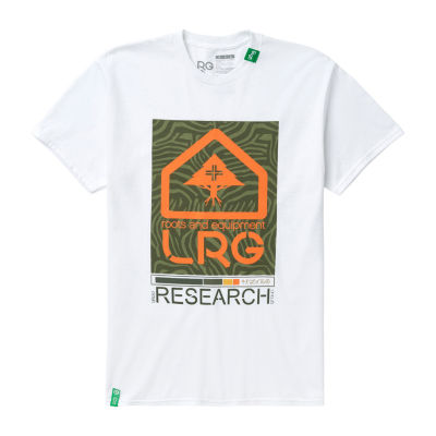 LRG Mens Crew Neck Short Sleeve Regular Fit Graphic T-Shirt