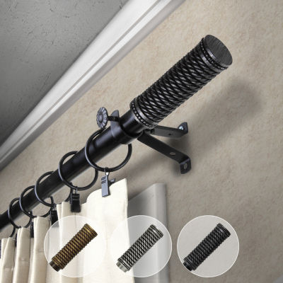 Rod Desyne Threaded 3/4 Adjustable Curtain