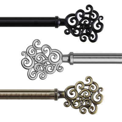 Rod Desyne Tidal 3/4 IN Adjustable Curtain Rod