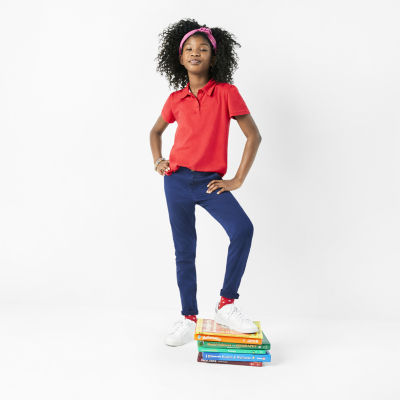 Thereabouts Little & Big Girls Short Sleeve Polo Shirt