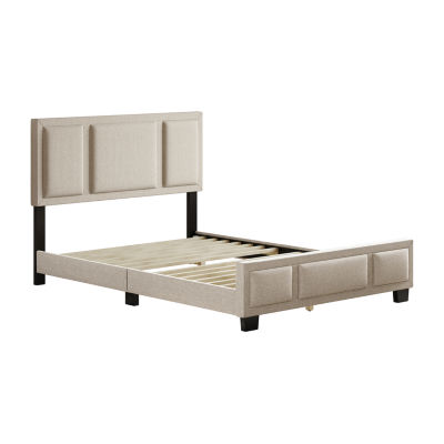 Triiptych Upholstered Platform Bed