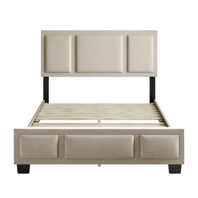 Triiptych Upholstered Platform Bed