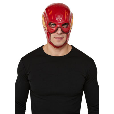 Mens Latex Mask DC Comics The Flash Costume