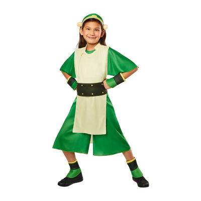 Little & Big  Girls Toph Beifong Avatar-The Last Airbender 7-pc. Costume