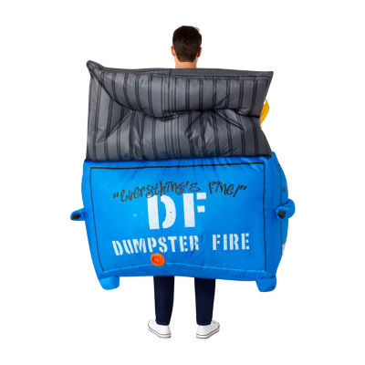 Unisex Adult Dumpster Fire Inflatable Costume