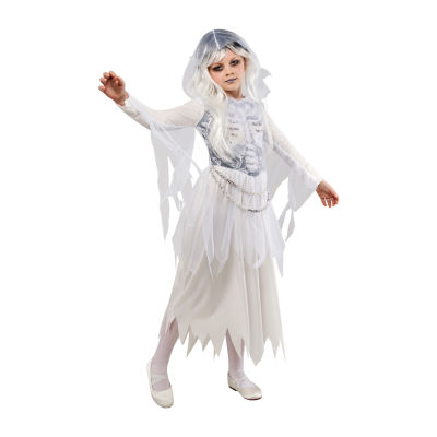 Little & Big  Girls Ghostly Girl Costume