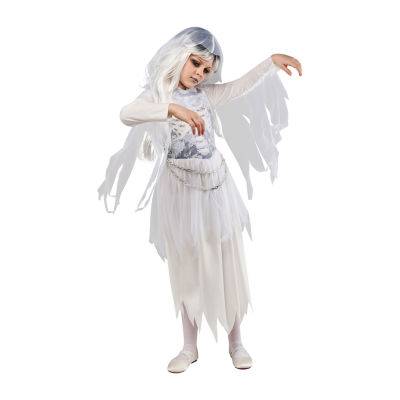 Little & Big  Girls Ghostly Girl Costume