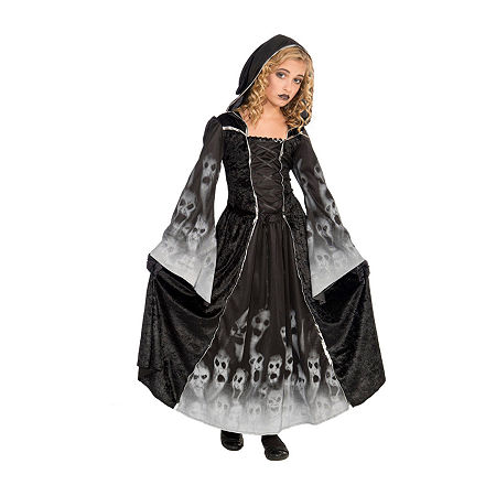 Little & Big Girls Forsaken Souls Costume, Medium, Black