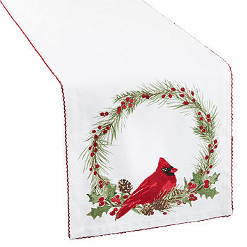 Mixed Red Berry, Belgium Pine Rustic Christmas Holiday Table Runner, M –  Darby Creek Trading