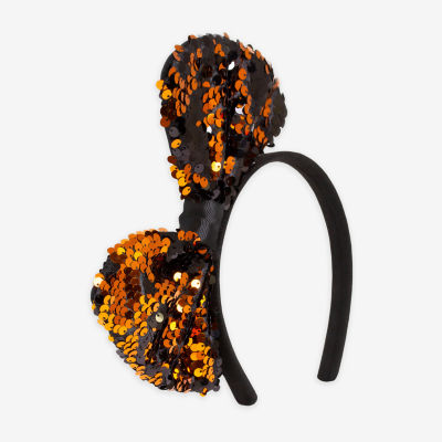 Mixit Halloween Black & Orange Bow Womens Headband