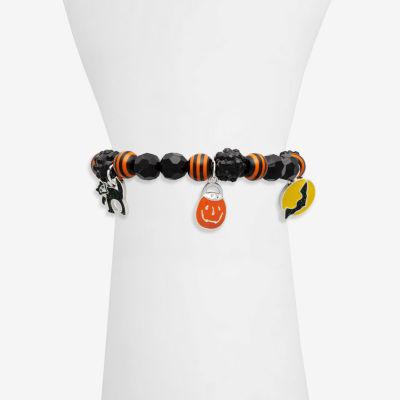 Mixit Halloween Charm 6 1/2 Inch Stretch Bracelet