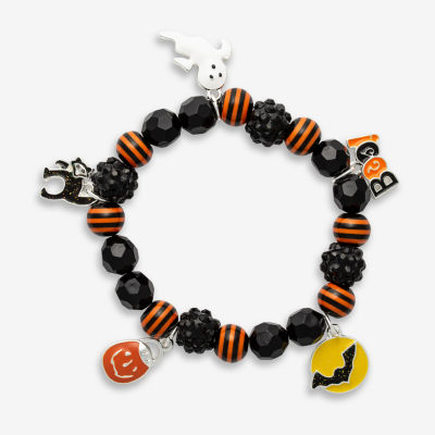 Mixit Halloween Charm 6 1/2 Inch Stretch Bracelet