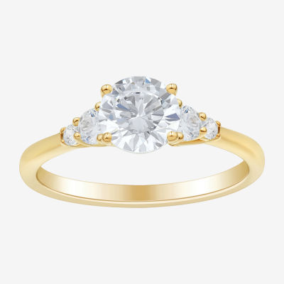 (H-I / Si1-Si2) 1 1/4 CT. T.W. Lab Grown White Diamond 10K Gold Round Band