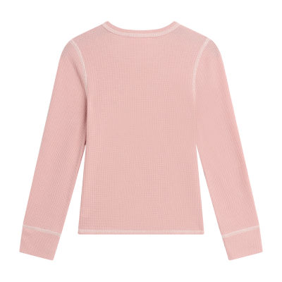 Knit Works Big Kid Girls Scoop Neck Long Sleeve Regular Fit Graphic T-Shirt