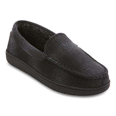 Levi's Mens Moccasin Slippers, Large, Gray