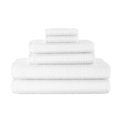 Home Expressions 6-pc. Quick Dry Solid Bath Towel Set