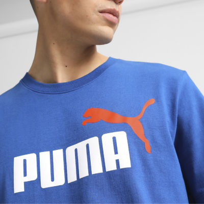 PUMA Mens Crew Neck Short Sleeve Regular Fit Graphic T-Shirt
