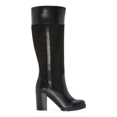 a.n.a Womens Raspin Stacked Heel Dress Boots