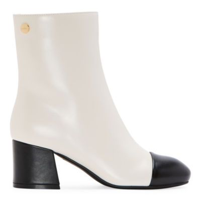 Liz Claiborne Womens Kendale Block Heel Booties