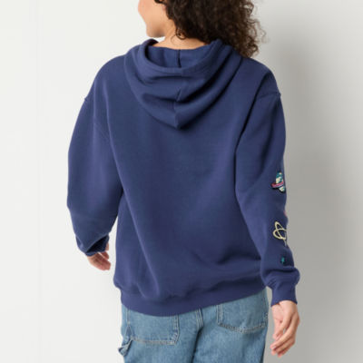 Juniors Womens Long Sleeve Stitch Hoodie