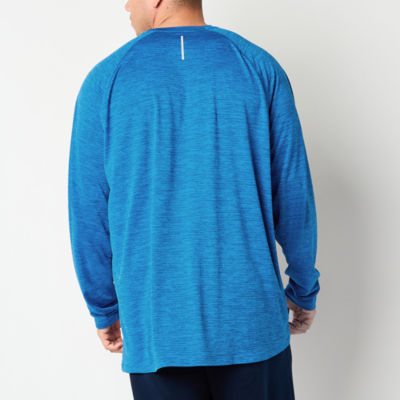 Xersion EverAir Mens Crew Neck Long Sleeve T-Shirt Big and Tall