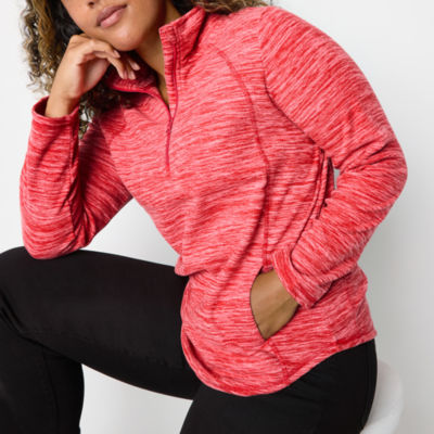 Girls Uniform Active Long Sleeve Fleece Zip Up Hoodie - BLUE | The Children's Place