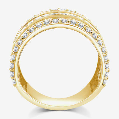 10.5MM 1 CT. T.W. Natural White Diamond 14K Gold Anniversary Band