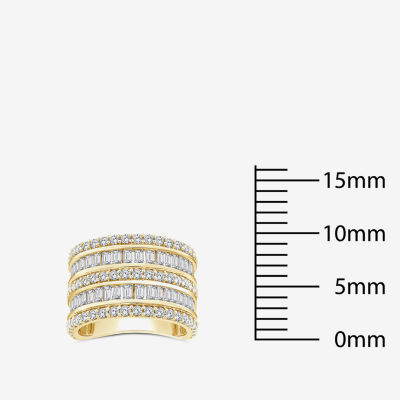 10.5MM 1 CT. T.W. Natural White Diamond 14K Gold Anniversary Band