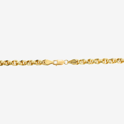 Made in Italy 10K Gold Inch Hollow Link Chain Necklace