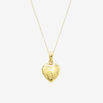 Girls Heart Locket Necklace