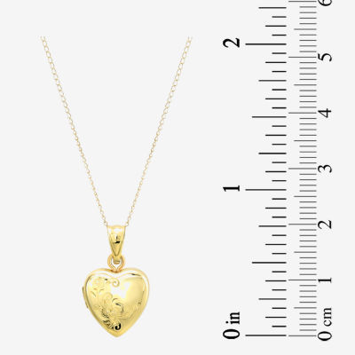 Girls Heart Locket Necklace