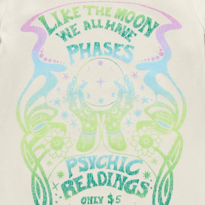 Thereabouts Little & Big Kid Girls Round Neck Long Sleeve Regular Fit Graphic T-Shirt