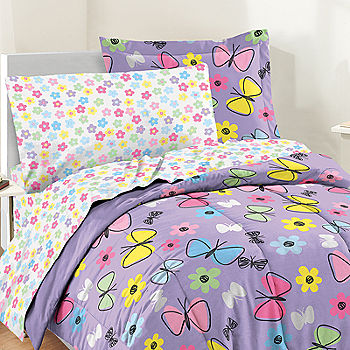 Urban Playground Pretty In Paris Reversible Comforter Set, Color: Pink -  JCPenney