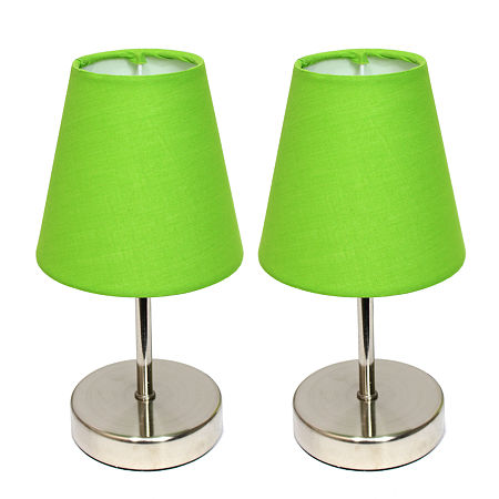 All The Rages Simple Designs Table Lamp, One Size, Green