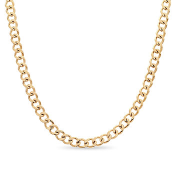 Solid Foxtail Chain Necklace 6mm Stainless Steel 20