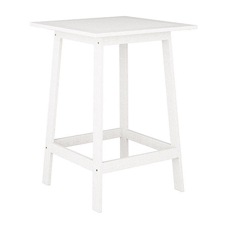 Miramar Patio Collection Pub Table, One Size, White